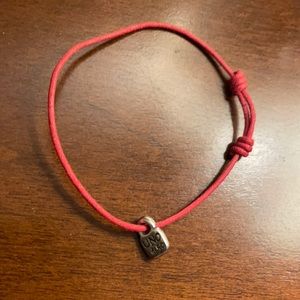 Uno de 50 bracelet ,, red with a little logo